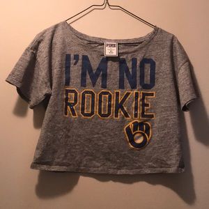 PINK Milwaukee Brewers Crop Top